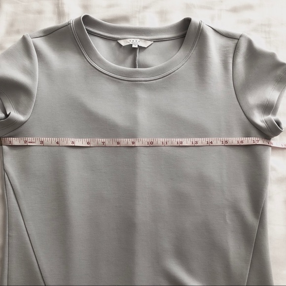Yaya Short Sleeve Top in Light Grey - Picture 5 of 6